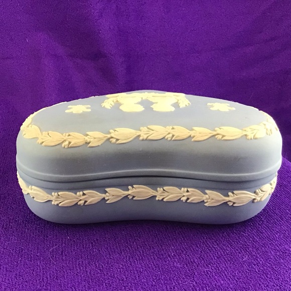 Wedgwood Jasperware Royal Wedding Trinket Box Prince Charles Lady Diana 1981 - Picture 6 of 12